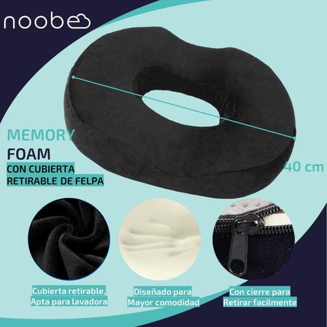Cojin Picaron Ortopedico Antiescarascon Memoria Noobe +Funda-6