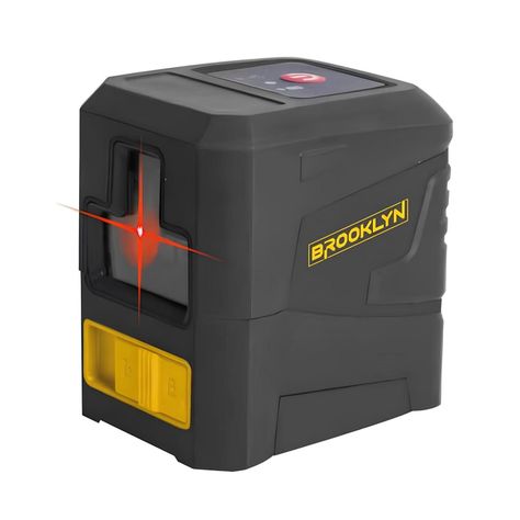 Nivel Laser Profesional Brooklyn Autonivelante Rojo 2 Lineas-0