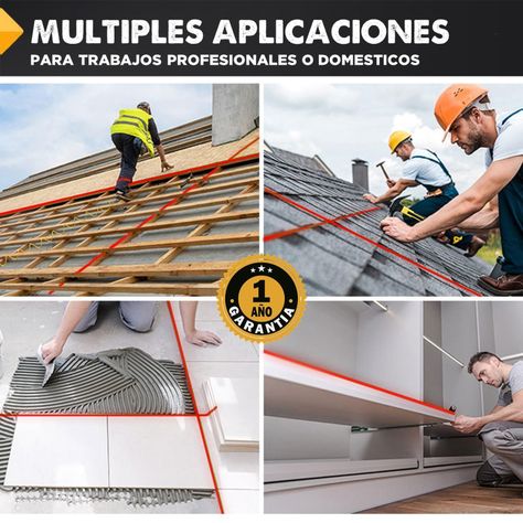 Nivel Laser Profesional Brooklyn Autonivelante Rojo 2 Lineas-4