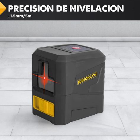 Nivel Laser Profesional Brooklyn Autonivelante Rojo 2 Lineas-5