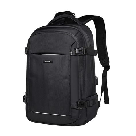 Mochila Notebook Antirrobo Hardley Impermeable Tela Balistic-0