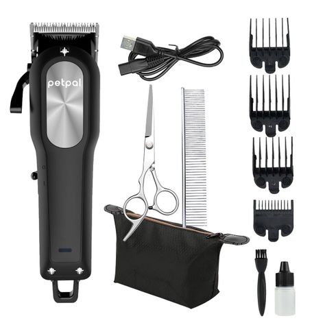 Maquina Corta Pelo Mascotas Perro Gato Kit  Petpal-0