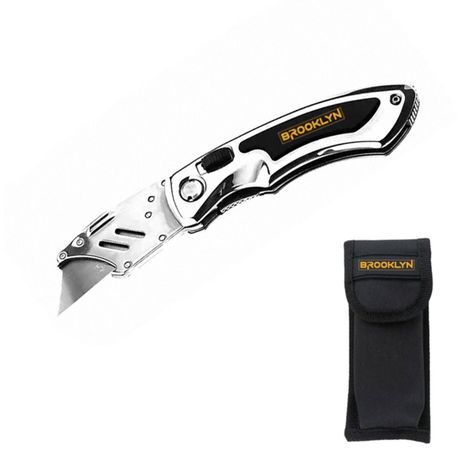 Cuchillo Cartonero Navaja Brooklyn Corta Carton Profesional-0