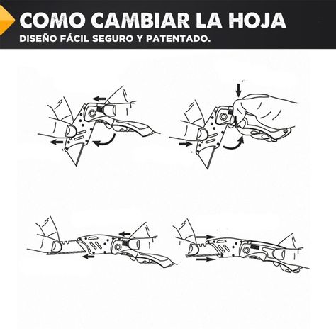 Cuchillo Cartonero Navaja Brooklyn Corta Carton Profesional-6
