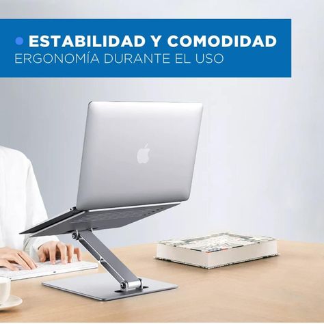 Soporte Base Ajustable para Mac Macbook Notebook Alum 10-17"-3