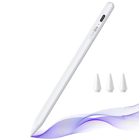 Lapiz Pencil Tactil Linkon Stylus Para Apple iPad Palm Rejec-0