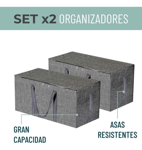 Bolsas de Almacenamiento y Mudanza CasaTua Organizador Ropa-1