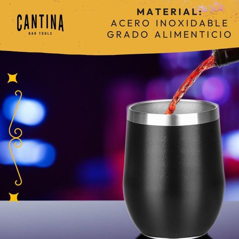Vasos Termicos Acero Inoxidable Frío-Calor 340ml Set 2 unids -3
