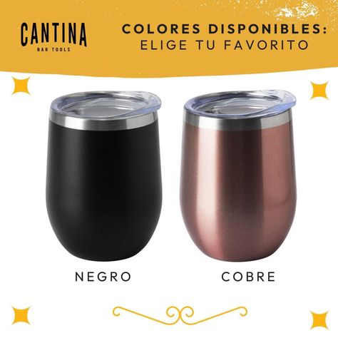 Vasos Termicos Acero Inoxidable Frío-Calor 340ml Set 2 unids -6