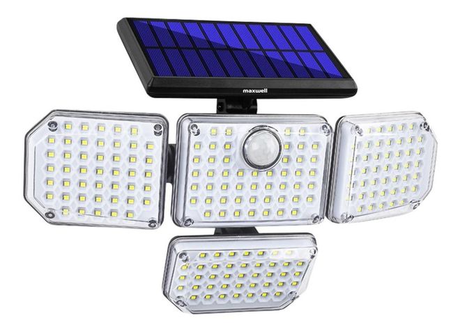 Foco Led Solar Exterior Maxwell Sensor Movimiento 4 Direcc-1