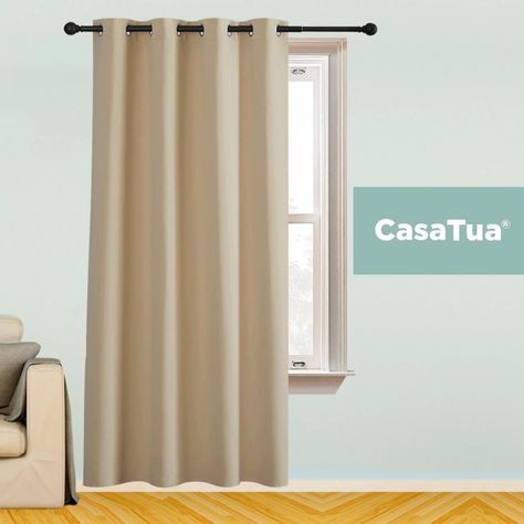 Cortina Blackout Casatua Un Paño 140x220cm Aislante-7