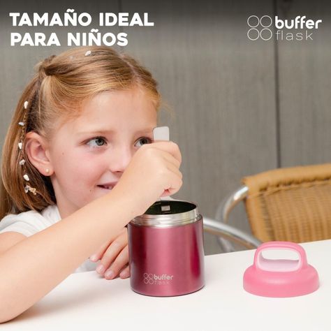Termo Comida y Liquido Buffer Niño Niña 350ml + Cuchara-1