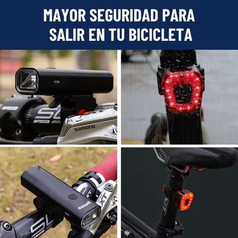Luz Bicicleta Set Delantera Trasera Usb Maxwell Impermeable-7