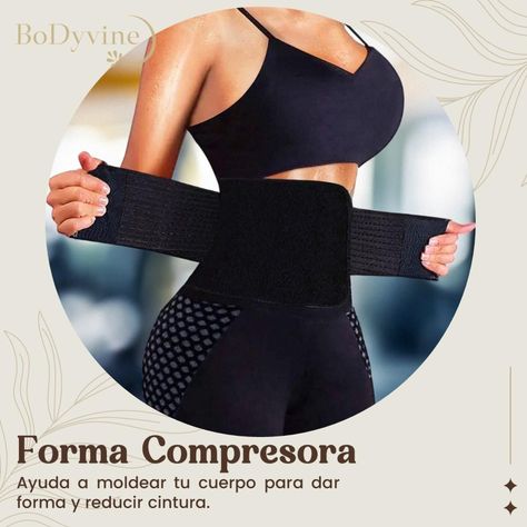 Faja Reductora BoDyvine Cinturilla Modeladora Ajustable-4