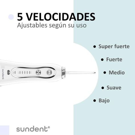Irrigador Dental Recargable Sundent Limpieza Bucal + Set Acc-2