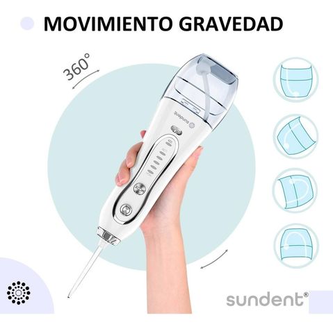 Irrigador Dental Recargable Sundent Limpieza Bucal + Set Acc-4