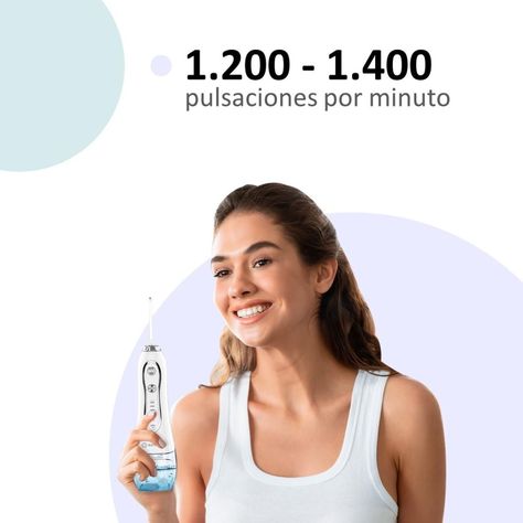 Irrigador Dental Recargable Sundent Limpieza Bucal + Set Acc-5