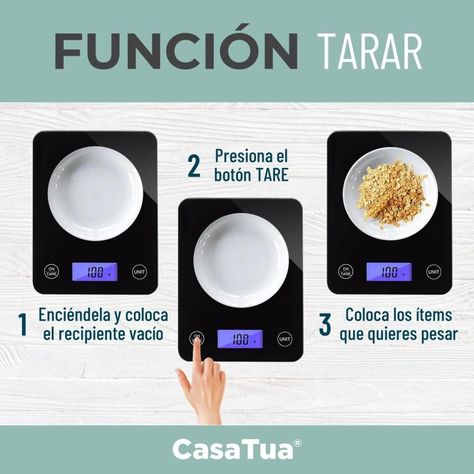 Balanza Pesa Digital Cocina Gramera Cubierta Vidrio 5 Kilos-3
