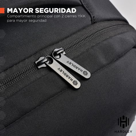 Mochila Notebook Hardley Viaje Avion Impermeable Antirrobo-7