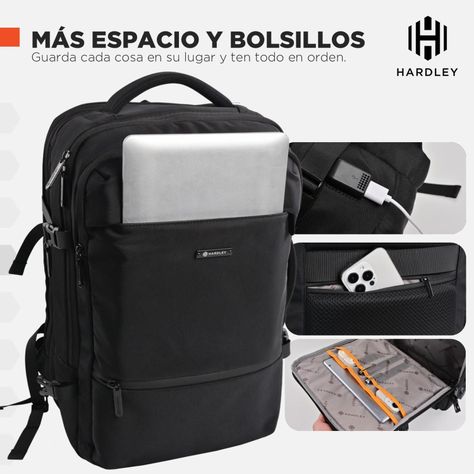 Mochila de Viaje Notebook Hardley 40L Balistica + USB-4