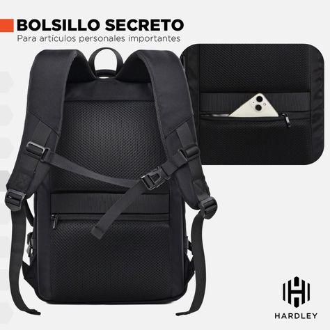 Mochila de Viaje Notebook Hardley 40L Balistica + USB-5
