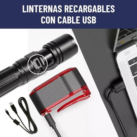 Luz Bicicleta Set Delantera +Trasera Usb Impermeable Maxwell-4