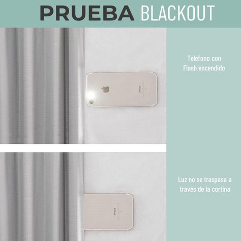 Cortina Blackout Engomada Termica x2 Casatua Tipo Lino-5