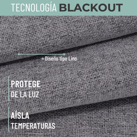 Cortina Blackout Engomada Termica x2 Casatua Tipo Lino-2
