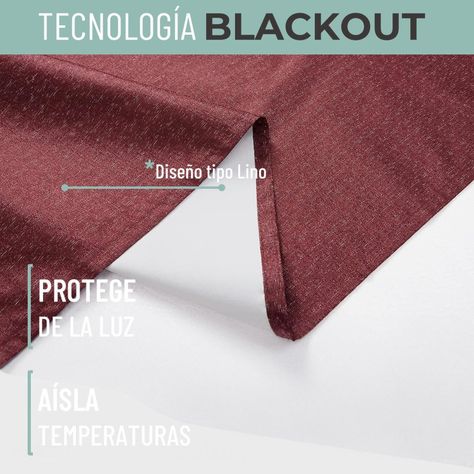 Cortina Blackout Engomada Termica x2 Casatua Tipo Lino-2