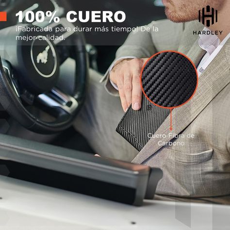 Billetera Hombre 100% Cuero Hardley Tarjetero Proteccion Rfid -3
