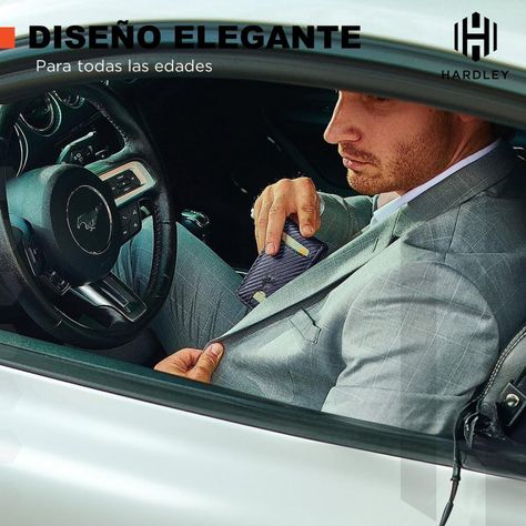 Billetera Hombre 100% Cuero Hardley Tarjetero Proteccion Rfid -6