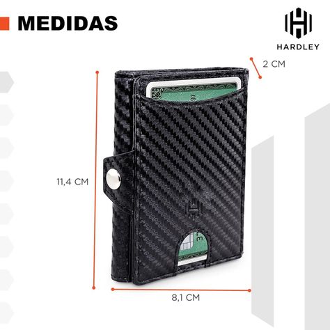 Billetera Hombre 100% Cuero Hardley Tarjetero Proteccion Rfid -7