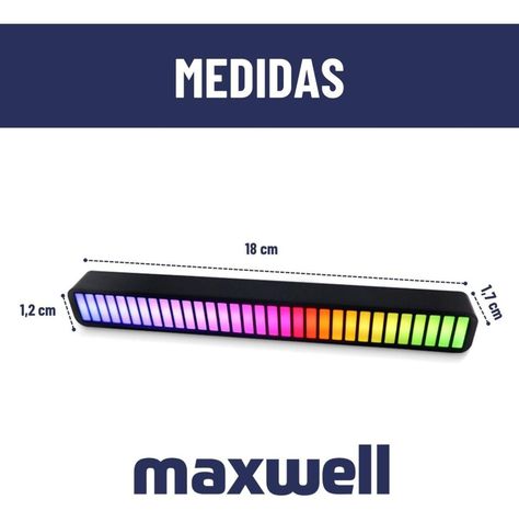 Barra De Luz Rgb Al Ritmo de la Musica Maxwell-7