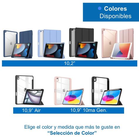 Funda Carcasa para Ipad Linkon 10.2 10.9 12.9" Espacio Lapiz 10.9"-8