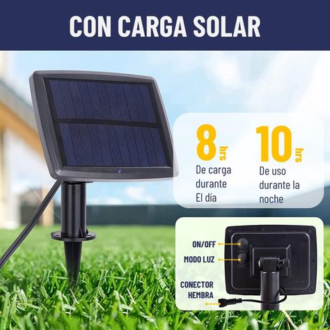 Guirnalda Luces Solar 7,5Mt Exterior Maxwell + 10 Ampolletas-2