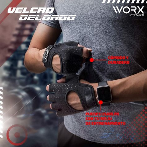 Guantes Gimnasio Entrenamiento Worx Pesas Gym-5
