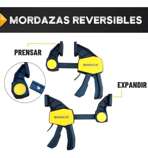 Prensas Sargento Rapida Set x4 de 12 - 6 Pulgadas Brooklyn Amarillo-2
