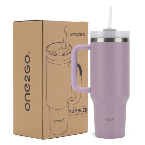BOTELLA TERMICA VASO MUG TUMBLER ONE2GO 1,2L INOX-0