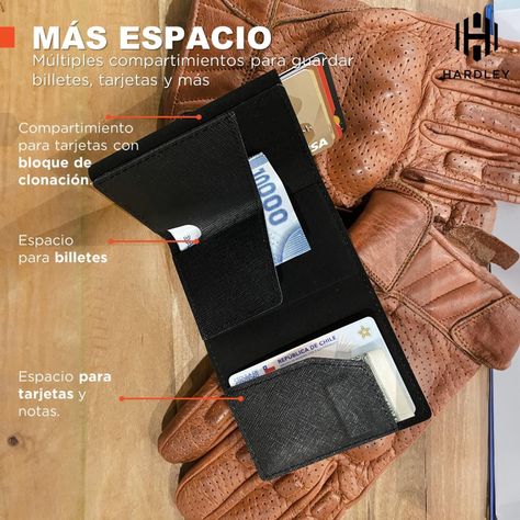 Billetera Hombre De Cuero Hardley Tarjetero Protección Rfid-2