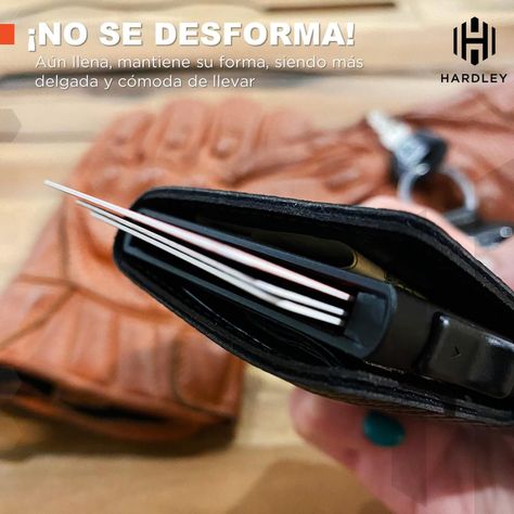 Billetera Hombre De Cuero Hardley Tarjetero Protección Rfid-7