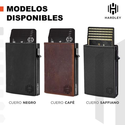 Billetera Hombre De Cuero Hardley Tarjetero Protección Rfid-9