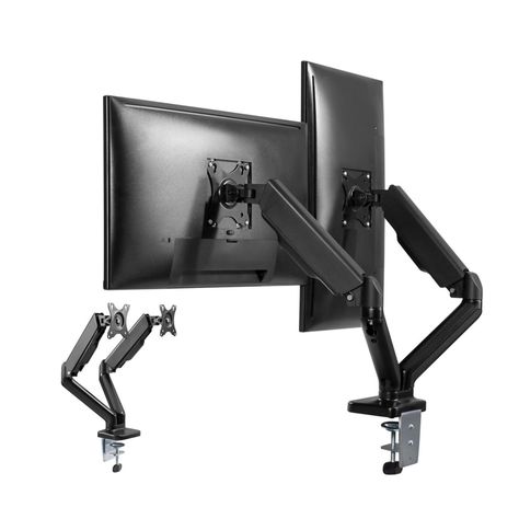 Brazo Soporte Doble Para 2 Monitores Linkon Escritorio Gas-0