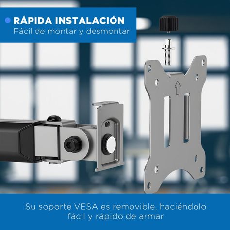Soporte Brazo Doble Monitor Notebook Linkon Escritorio Lujo-2