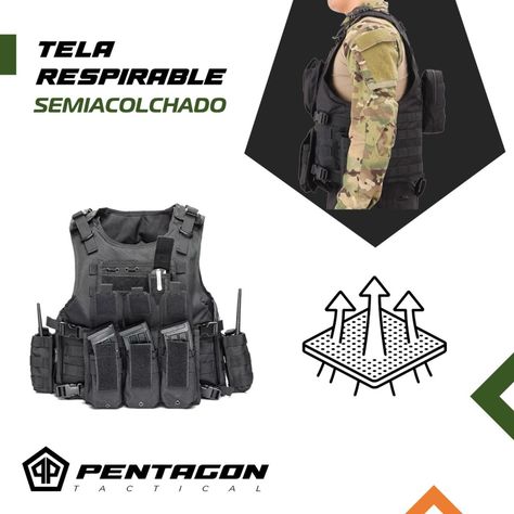 Chaleco Tactico Militar Pentagon Airsoft Combate Asalto-4