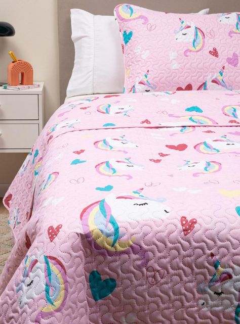 Cubrecama Quilt Reversible+funda Almohada 1,5P Niño Niña-0