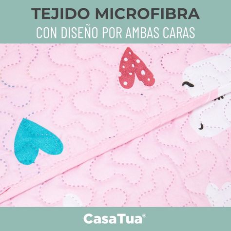 Cubrecama Quilt Reversible+funda Almohada 1,5P Niño Niña-5