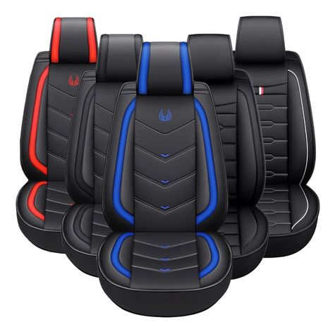 Funda Cubre Asiento Auto Eco-Cuero Set Completo Universal-0
