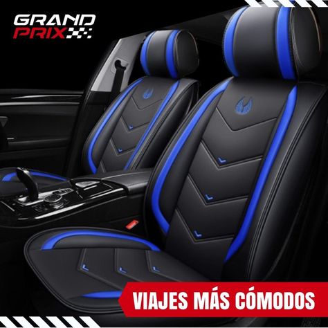 Funda Cubre Asiento Auto Eco-Cuero Set Completo Universal-1