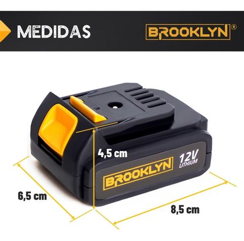 Bateria 12V 1,5mAh para Herramientas y Taladros Brooklyn-3