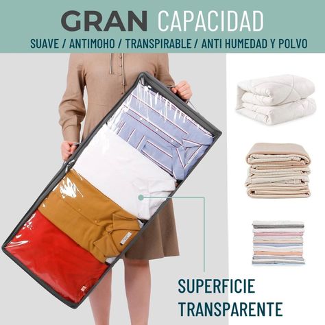 Organizador Bajo Cama Almacenamiento de Ropa CasaTua Set x 2-2